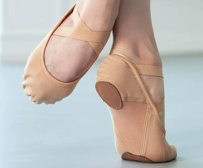 110 Pink - Premium Stretch Canvas Ballet Shoe