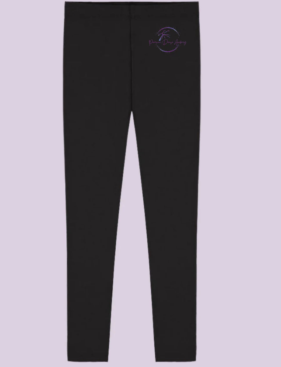 Premiere Danse Academy Logo Black Leggings - Kids